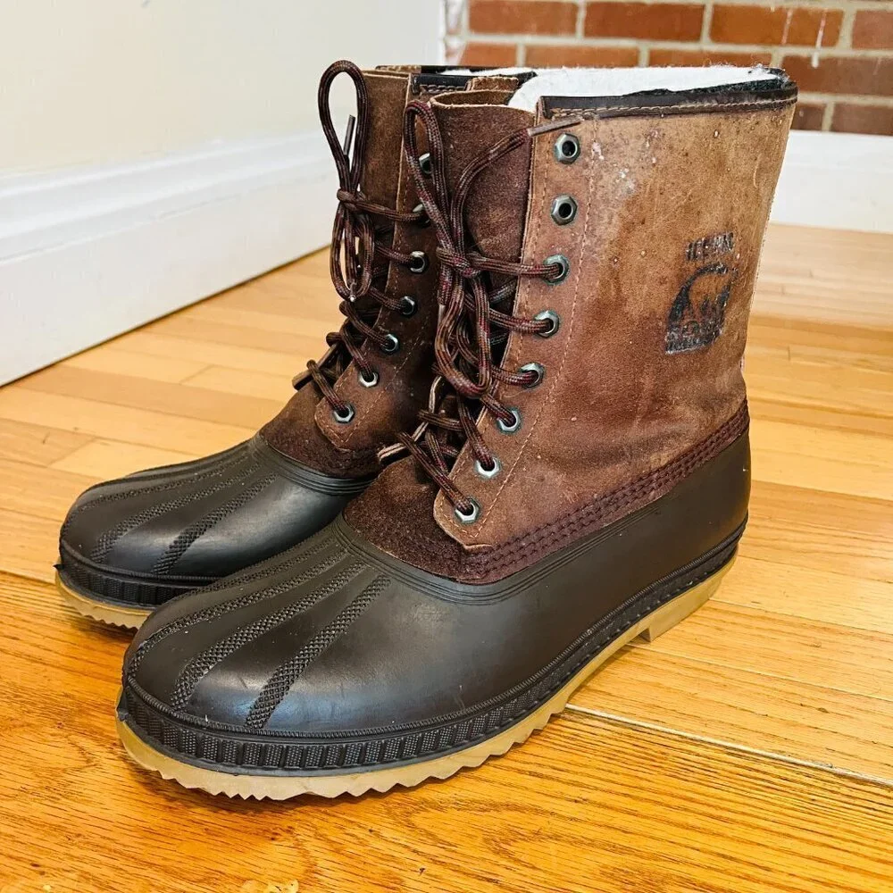 Sorel Kaufman Canada Waterproof Work Boots Felt Lined Size 13 - Picture 4 of 16